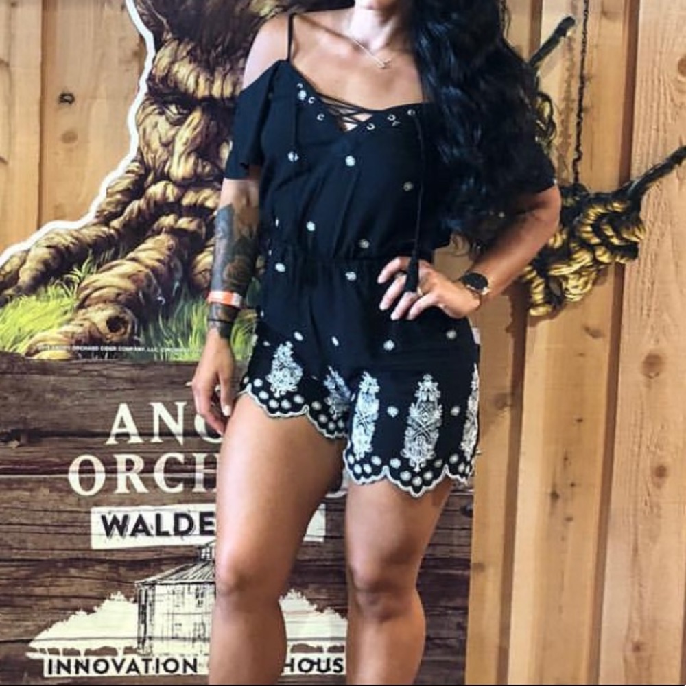 Cold Shoulder romper